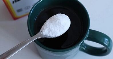 Soda nach innen nehmen, um ein Mitglied zu erhöhen
