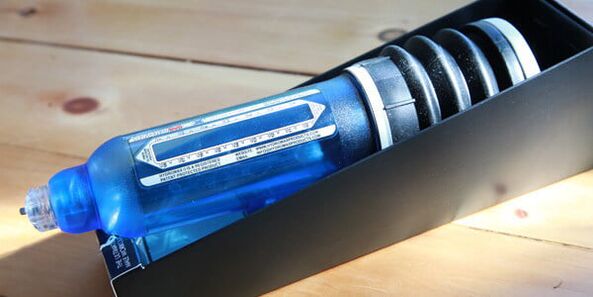 Hydropumpe, die den Penis durch Wasservakuum vergrößert