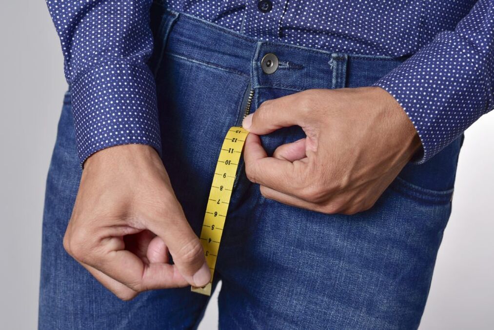 Messung der Penisgröße nach der Vergrößerung